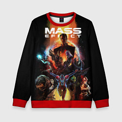 Свитшот детский Mass effect, цвет: 3D-красный