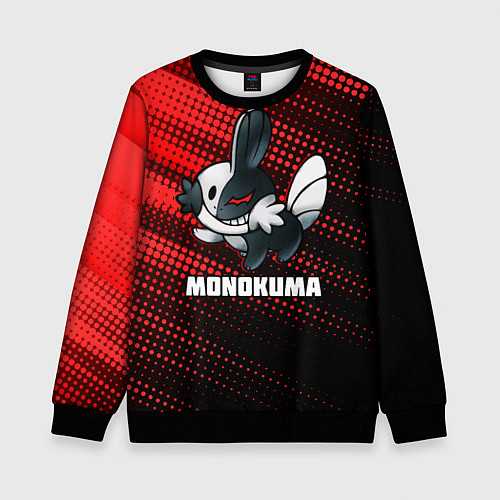 Детский свитшот MONOKUMA ROBOT / 3D-Черный – фото 1