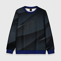 Свитшот детский Волны, цвет: 3D-синий