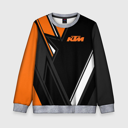 Детский свитшот KTM КТМ / 3D-Меланж – фото 1