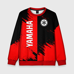 Свитшот детский YAMAHA ЯМАХА, цвет: 3D-красный
