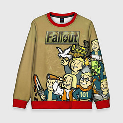 Свитшот детский Волтбои, цвет: 3D-красный