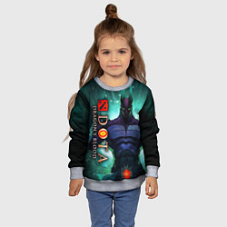 Свитшот детский DOTA: Кровь дракона, цвет: 3D-меланж — фото 2