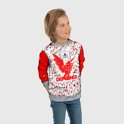 Свитшот детский Deftones, цвет: 3D-меланж — фото 2