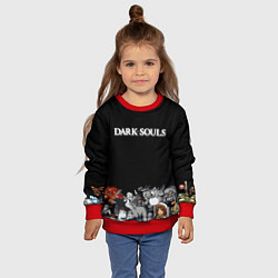 Свитшот детский 8bit Dark Souls, цвет: 3D-красный — фото 2