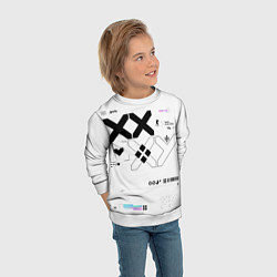 Свитшот детский Desert Eagle: Printstream White, цвет: 3D-белый — фото 2