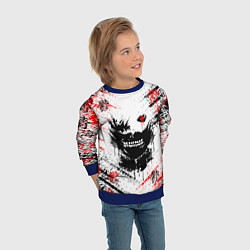 Свитшот детский ТОКИЙСКИЙ ГУЛЬ КЕН КАНЕКИ, цвет: 3D-синий — фото 2