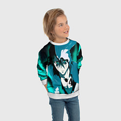 Свитшот детский Улькиорра Сифер Ulquiorra, цвет: 3D-белый — фото 2