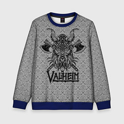 Детский свитшот Valheim Viking dark
