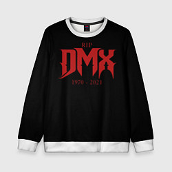 Свитшот детский DMX RIP 1970-2021, цвет: 3D-белый
