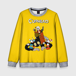 Свитшот детский Cuphead x DMC, цвет: 3D-меланж