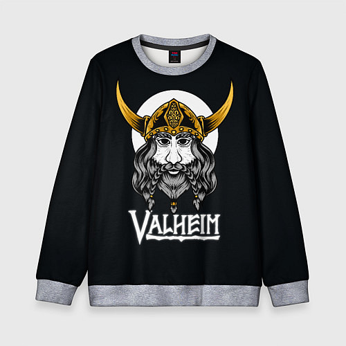 Детский свитшот Valheim Viking / 3D-Меланж – фото 1