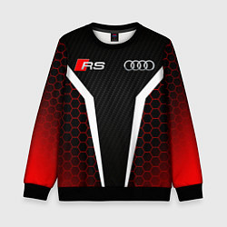 Детский свитшот AUDI RS АУДИ РС МЕТАЛЛ