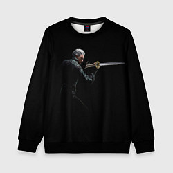 Свитшот детский Вирджил с катаной, цвет: 3D-черный