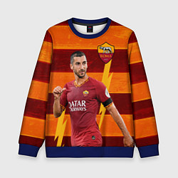 Свитшот детский Henrikh Mkhitaryan Roma, цвет: 3D-синий