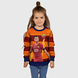 Свитшот детский Henrikh Mkhitaryan Roma, цвет: 3D-синий — фото 2