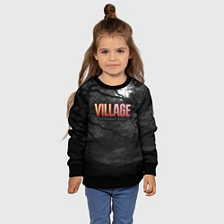 Свитшот детский Resident Evil: Village $$$, цвет: 3D-черный — фото 2