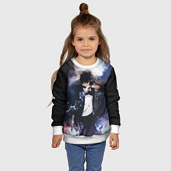 Свитшот детский Сон Джин Ву, цвет: 3D-белый — фото 2