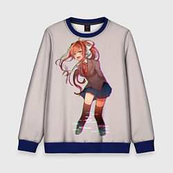 Свитшот детский Cyber Monika, цвет: 3D-синий