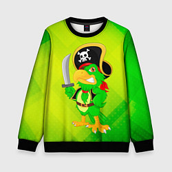 Детский свитшот Попугай пират