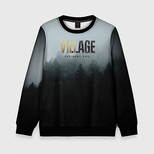 Детский свитшот Resident Evil Village / 3D-Черный – фото 1
