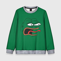 Свитшот детский Pepe skin, цвет: 3D-меланж