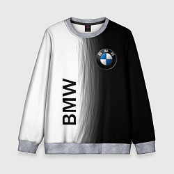 Свитшот детский Black and White BMW, цвет: 3D-меланж