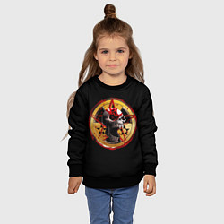 Свитшот детский Five Finger Death Punch FFDP, цвет: 3D-черный — фото 2