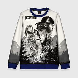 Свитшот детский Days Gone, цвет: 3D-синий
