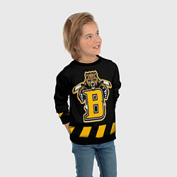 Свитшот детский BOSTON BRUINS, цвет: 3D-черный — фото 2