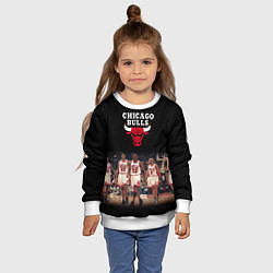 Свитшот детский CHICAGO BULLS 3, цвет: 3D-белый — фото 2