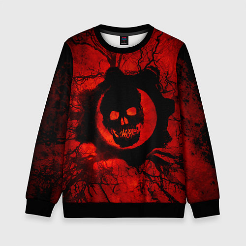 Детский свитшот Gears of hart / 3D-Черный – фото 1