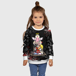 Свитшот детский The Binding of Isaac ИСААК, цвет: 3D-белый — фото 2