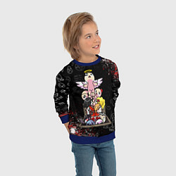 Свитшот детский The Binding of Isaac ИСААК, цвет: 3D-синий — фото 2