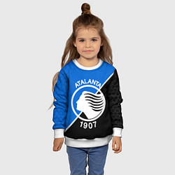 Свитшот детский FC ATALANTA ФК АТАЛАНТА, цвет: 3D-белый — фото 2