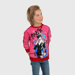 Свитшот детский Амамия, цвет: 3D-красный — фото 2