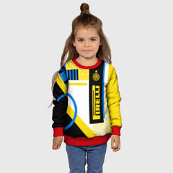 Свитшот детский ФК «Интер Милан» 202021, цвет: 3D-красный — фото 2