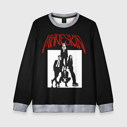 Детский свитшот Maneskin Rock Band / 3D-Меланж – фото 1