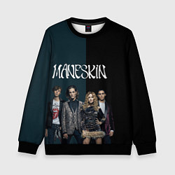 Свитшот детский Maneskin New heroes, цвет: 3D-черный