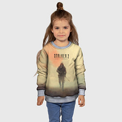 Свитшот детский Сталкер одиночка, цвет: 3D-меланж — фото 2