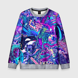 Детский свитшот Неоновые Звери