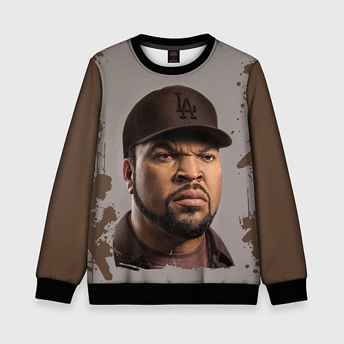 Детский свитшот Ice Cube Айс Куб Z / 3D-Черный – фото 1