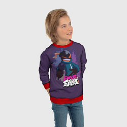 Свитшот детский Friday Night Funkin УИТТИ, цвет: 3D-красный — фото 2