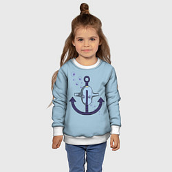Свитшот детский Soft & Wet JoJo, цвет: 3D-белый — фото 2