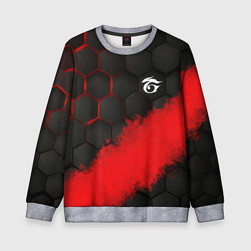 Детский свитшот GARENA RED LINE / 3D-Меланж – фото 1