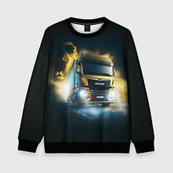 Свитшот детский Man Leon, цвет: 3D-черный