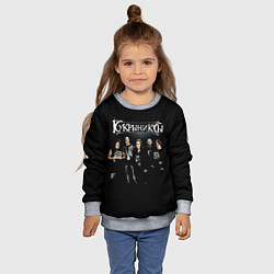 Свитшот детский Рок группа Кукрыниксы, цвет: 3D-меланж — фото 2