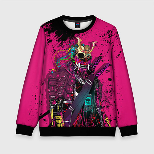 Детский свитшот CYBERPUNK 2077 DEMON Z / 3D-Черный – фото 1