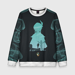 Свитшот детский ВЕНТИ VENTI ГЕНШИН, цвет: 3D-белый