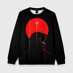 Свитшот детский Ковбой Бибоп, цвет: 3D-черный